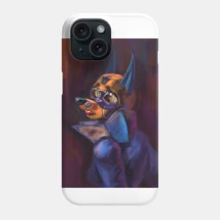 Sci-fi furry portrait Phone Case