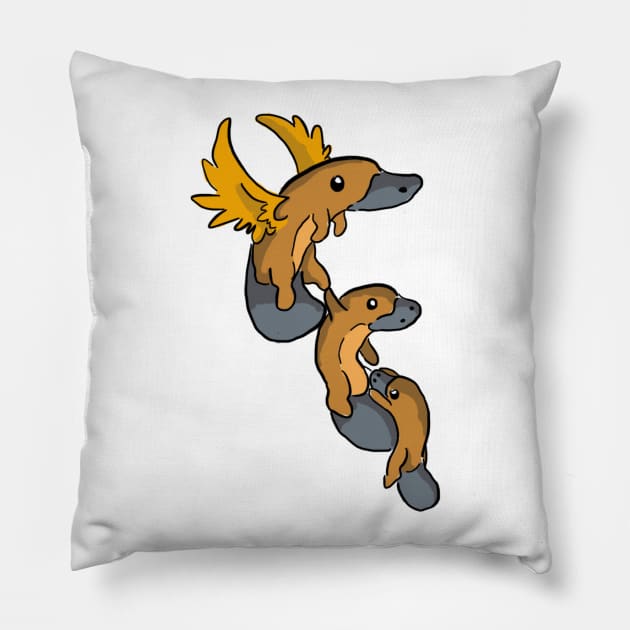 platypus Pillow by Make_them_rawr