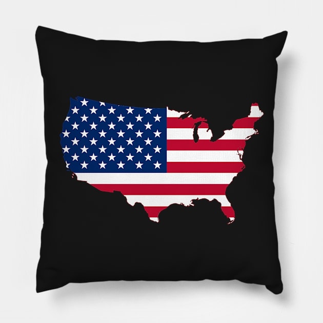 United States Pillow by DAD