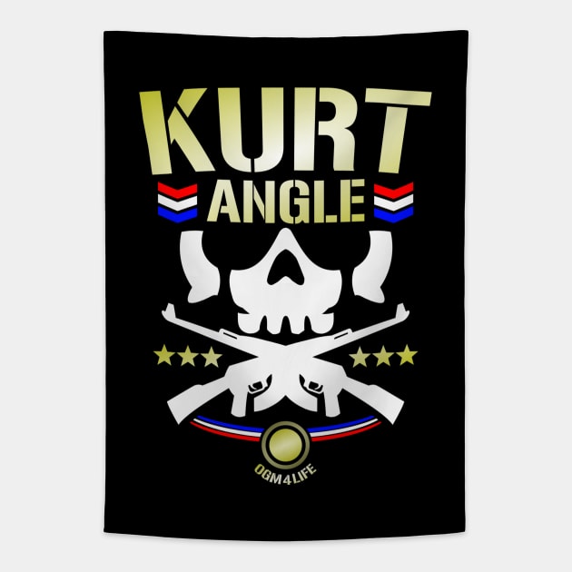 Kurt Angle Fiery Tapestry by shieldjohan