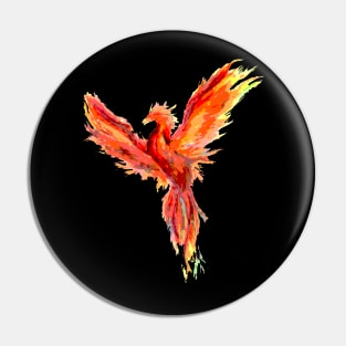 posterized phoenix Pin