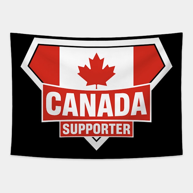 Canada Super Flag Supporter Tapestry by ASUPERSTORE