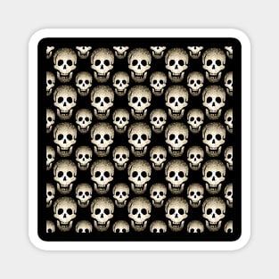 Laughing Skulls Pattern by Cheeky Witch Magnet