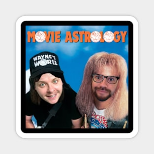 Movie Astrology - Wayne's World Inspired Logo Magnet