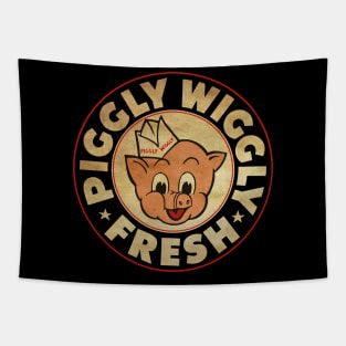 Piggly Wiggly Fresh | Black Style Tapestry