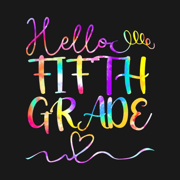 Hello Fifth 5th Grade Teacher Student Back To School by torifd1rosie