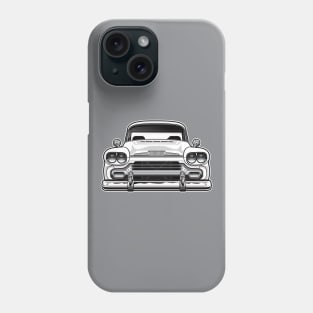 1958 Chevy Apache BW Phone Case