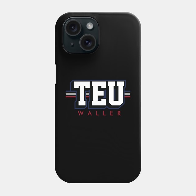 Tight End University - TEU - Darren Waller - New York Giants Phone Case by nicklower