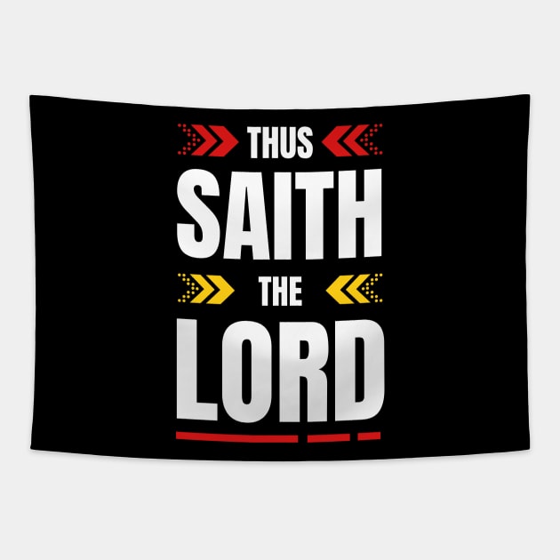 Thus Saith The Lord | Christian Tapestry by All Things Gospel