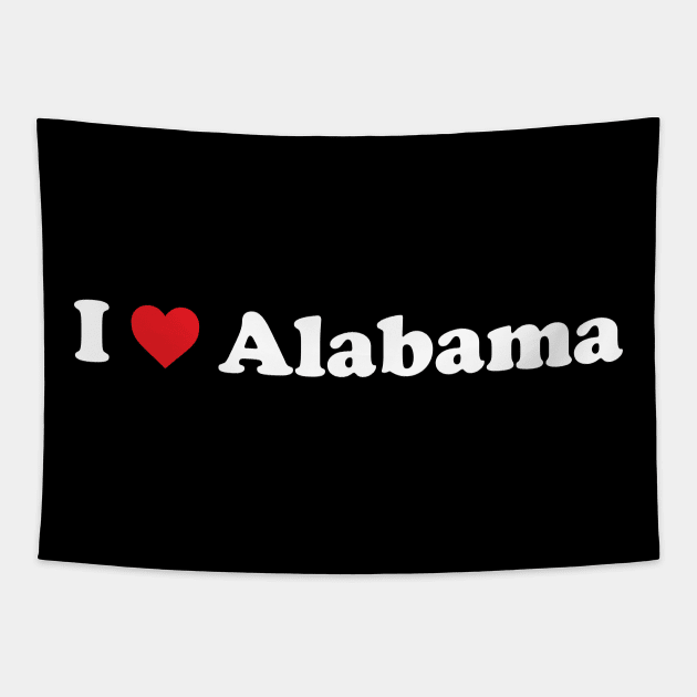 I ❤️ Alabama Tapestry by Novel_Designs