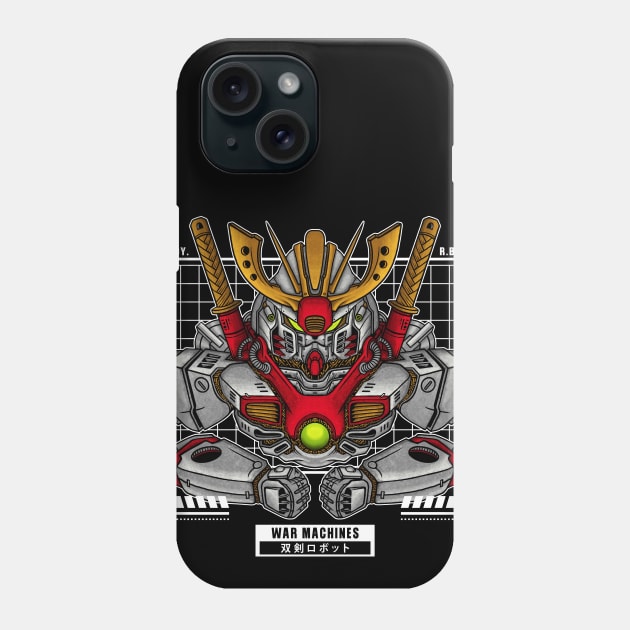 WAR MACHINES Phone Case by DMD Art Studio