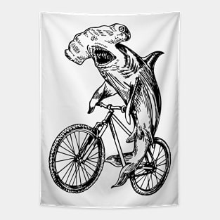 SEEMBO Hammerhead Shark Cycling Bicycle Biking Cyclist Bike Tapestry