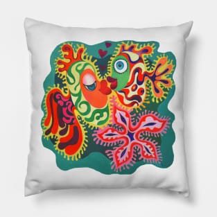 Fishes in love. Pillow