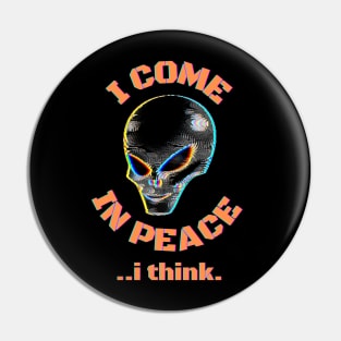 Funny Alien Pin