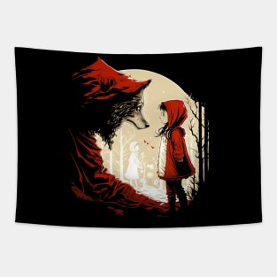 big bad wolf Tapestry