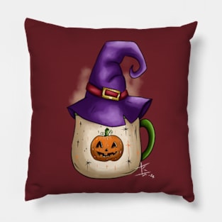 Pumpkin Spice Coffee Pillow