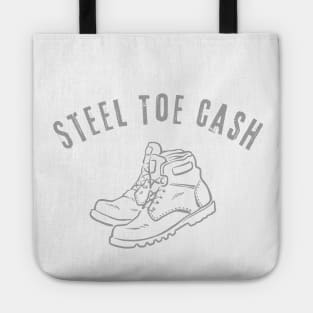 Be American Steel Toe Cash Support Blue Collar Workers Tote