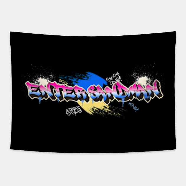 Enter Sandman Street Tapestry by SIJI.MAREM