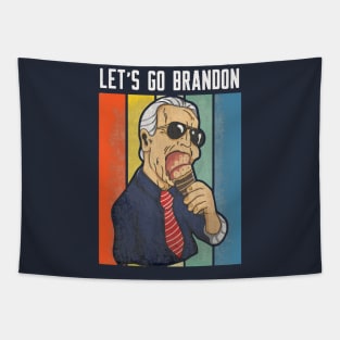 lets go brandon vintage Tapestry