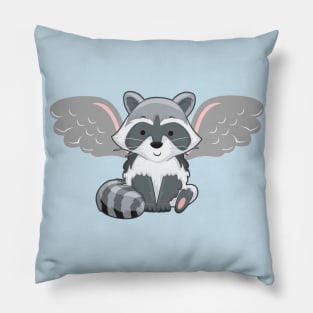 Raccoon Smiling Pillow