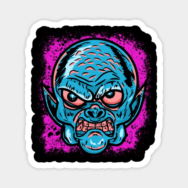 Bat Boy Magnet by RG Illustration