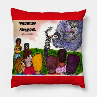 Pantomime Pentagram Halloween Edition! Pillow