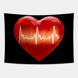 Heart T-shirt Tapestry