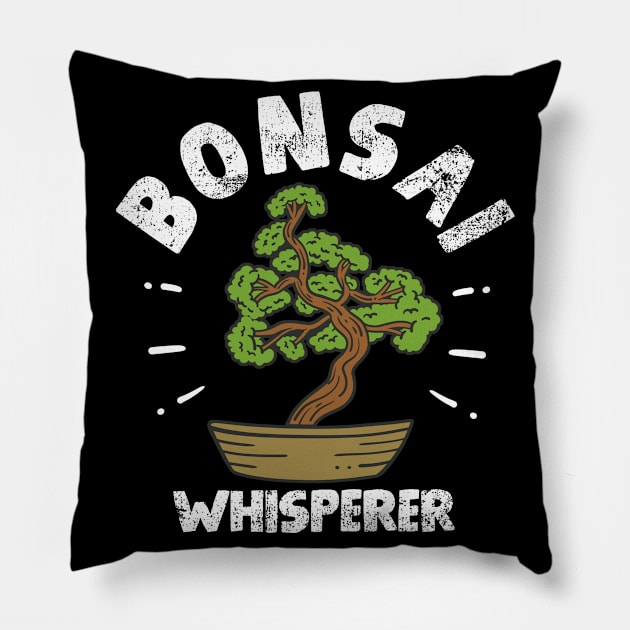 Bonsai Tree Vintage Pillow by CreativeGiftShop