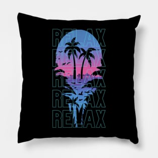 Tropical Relax Tee! Pillow