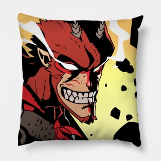 Raging Monkey King Pillow