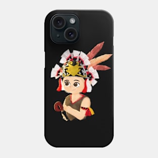 kalimantan tribe by xoalsohanifa Phone Case