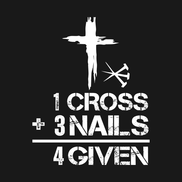 1 Cross 3 Nails 4 Given by TEEPHILIC