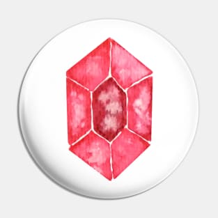 Pink crystal Pin