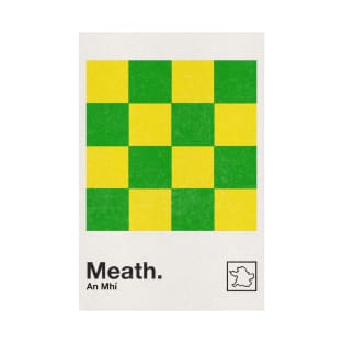 County Meath / Original Retro Style Minimalist Poster Design T-Shirt