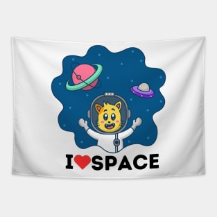 I Love Space Tapestry