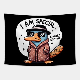 I am Special Cool Platypus Tapestry