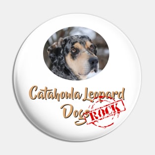 Catahoula Leopard Dogs Rock! Pin