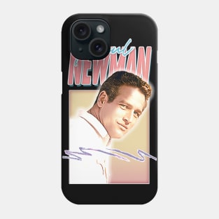 Paul Newman - Retro Aesthetic Style Fan Art Design Phone Case