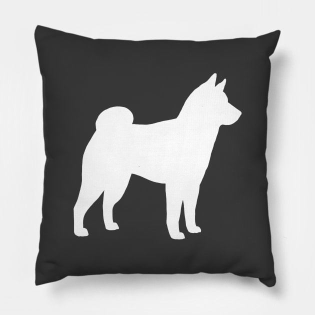 Shiba Inu Silhouette Pillow by Coffee Squirrel