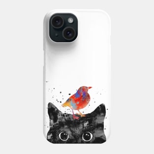 Peeking cat Phone Case