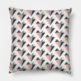 Abstract love stone heart pattern design Pillow