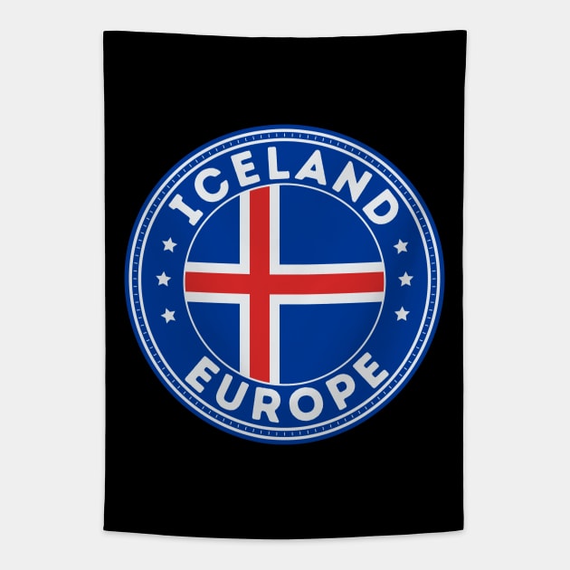 Iceland Europe Tapestry by footballomatic