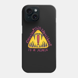 Sketchbook Mimic Label Phone Case