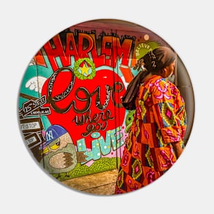 Harlem Graffiti Street Art Manhattan NYC Pin