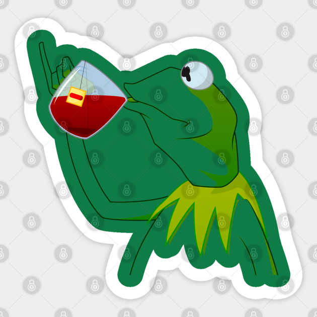 Kermit Frog Muppet - Kermit - Sticker