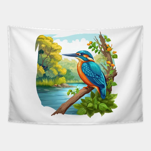 Kingfisher Tapestry by zooleisurelife