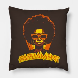 Retro Parliament Funkadelic Retro Afro Rock Music Satire Pillow