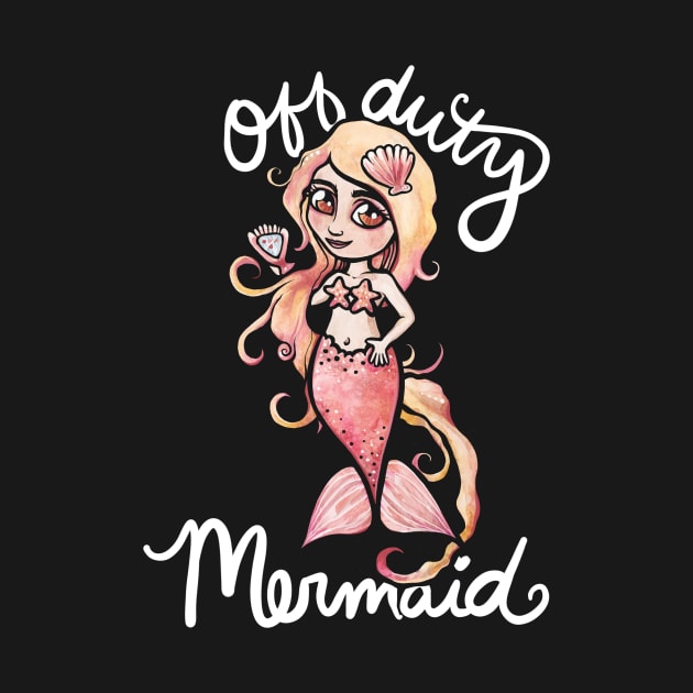 Off duty Mermaid by bubbsnugg