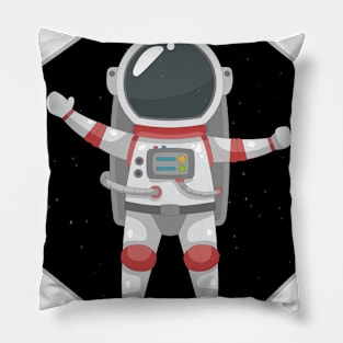 astronaut ILLUSTRATION Pillow