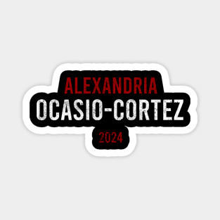 Alexandria Ocasio Cortez 2024 Magnet